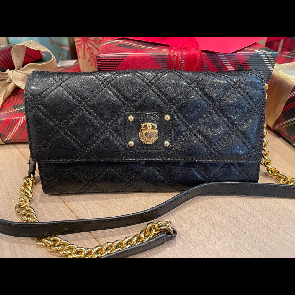 MARC JACOBS ‘Quilting Ginger’ Leather Shoulder Bag